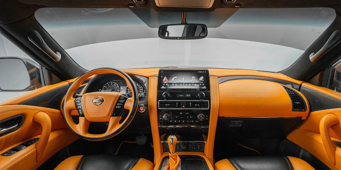 Nissan Patrol Matt Grey Hawk Interior